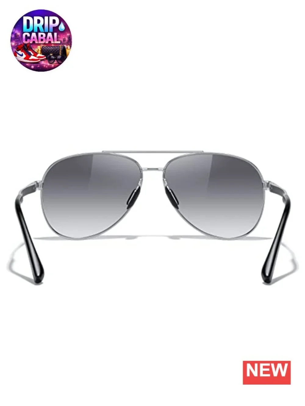 Polarized Aviator Sunglasses for Men Women UV400 Driving Glasses with Leather